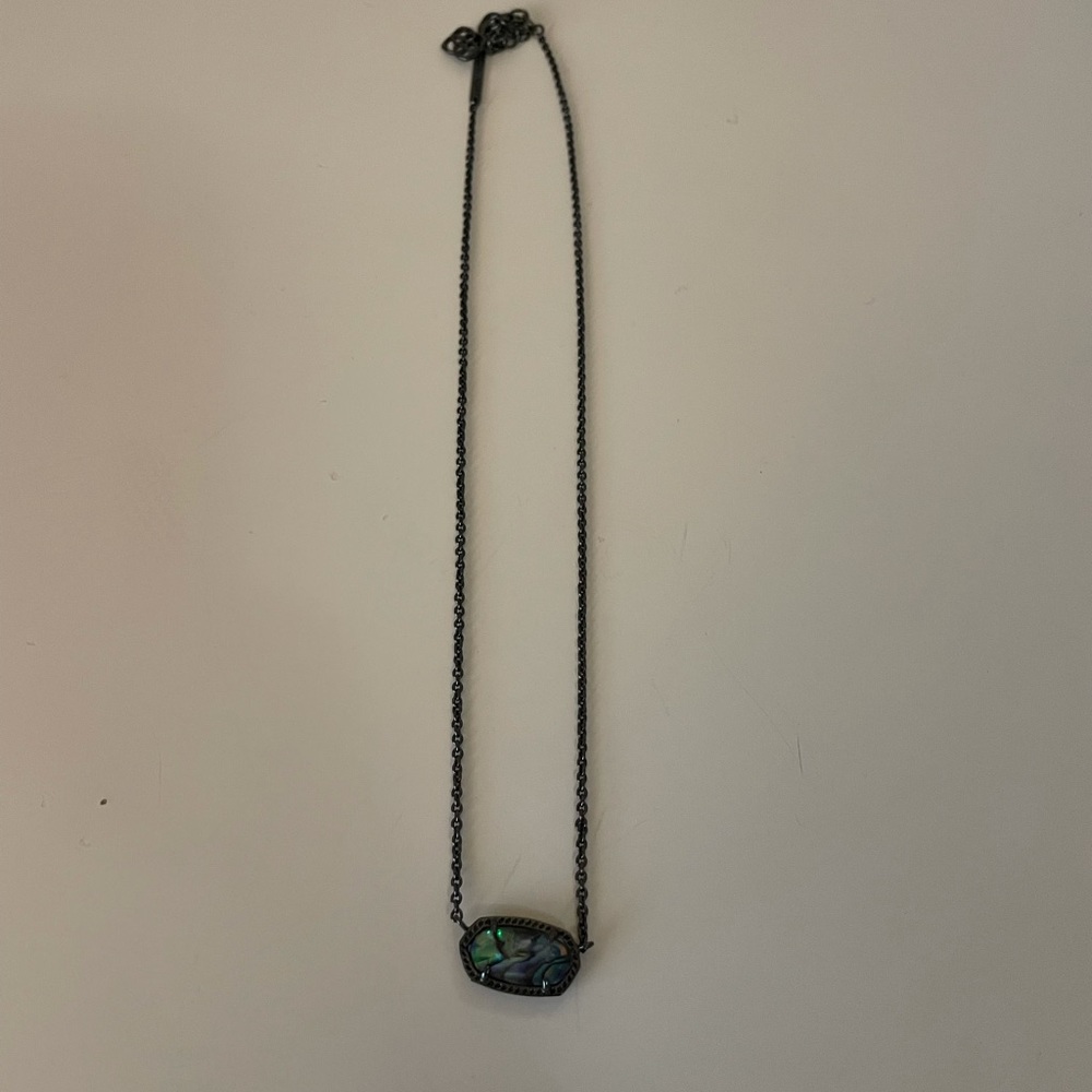 Elisa Necklace Kendra Scott (Black Chain)